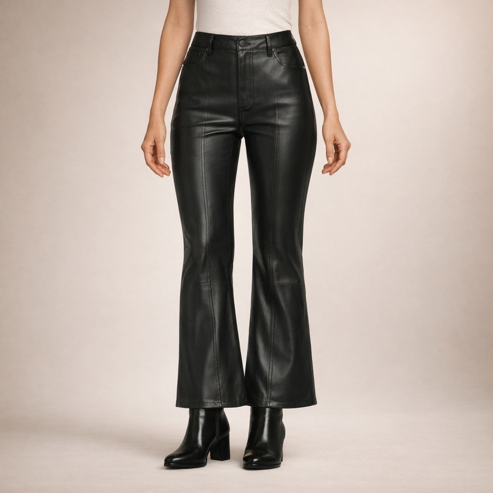 HUDSON Blair Faux Leather Bootcut Pants | Size 30 | NWT